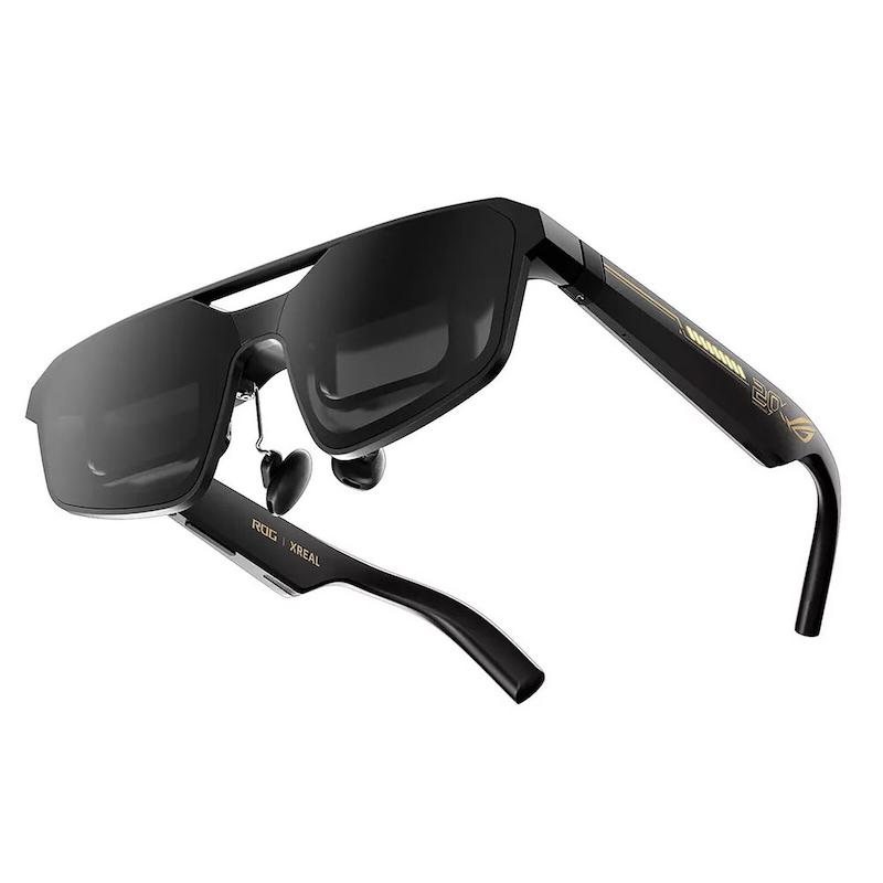 ASUS ROG XREAL R1 Edition 20, ROG XREAL R1 Edition 20 Gaming AR Glasses, ASUS ROG AR Glasses, عینک گیمینگ ROG, عینک واقعیت افزوده ایسوس, عینک AR گیمینگ, Sony Micro OLED, عینک 240Hz, عینک 0.01ms, ROG Ally Glasses, Native 3DoF, Electrochromic Dimming, Sound by Bose, نمایشگر مجازی 171 اینچ, عینک گیمینگ مشکی