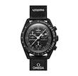 ساعت امگا سواچ ماه مشکی  Omega Swatch to the Moon