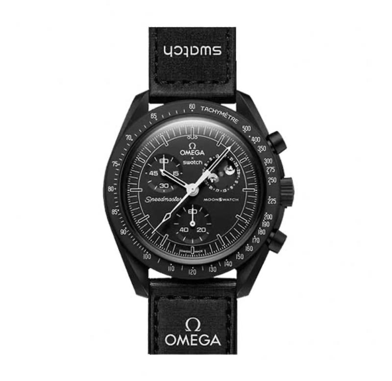 ساعت امگا سواچ ماه مشکی  Omega Swatch to the Moon