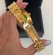 ساعت رولکس دیت جاست مردانه تمام طلایی صفحه سفید ایندکس نگین   Rolex Datejust Gold