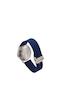 ساعت هابلوت فول نگین زنانه نقره ای بند سرمه ای Hublot Diamonds silver