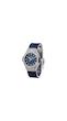 ساعت هابلوت فول نگین زنانه نقره ای بند سرمه ای Hublot Diamonds silver
