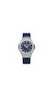 ساعت هابلوت فول نگین زنانه نقره ای بند سرمه ای Hublot Diamonds silver