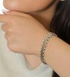 دستبند رولکس مردانه و  زنانه دو رنگ طلایی نقره ای Rolex  bracelet Silvergold