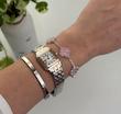 ساعت کارتیر پنتر زنانه دورنگ رزگلد صفحه سفید  Cartier panthere Rosegold