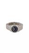 ساعت اودمار پیگه AP دورنگین زنانه نقره ای صفحه سرمه ای  ‏Audemars Piguet Royal Oak  Diamonds
