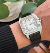 ساعت کارتیر سانتوس صد مردانه مشکی Cartier Santos  100