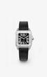 ساعت کارتیر سانتوس صد مردانه مشکی صفحه مشکی  Cartier Santos 100 black