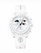 ساعت امگا سواچ مون شاین سفید  Omega Swatch to the Moonshine white