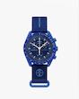 ساعت امگا سواچ نپتون کاربنی  بند رابر Omega Swatch to Neptune