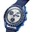 ساعت  امگا سواچ بلو‌‌مون شاین Omega x Swatch Speedmaster Super Blue