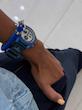 ساعت  امگا سواچ بلو‌‌مون شاین Omega x Swatch Speedmaster Super Blue