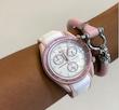 ساعت امگا سواچ ونوس صورتی بند رابر سرامیک  Omega Swatch to Venus