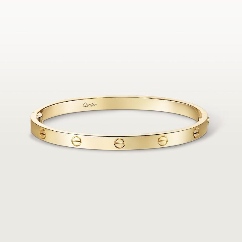 دستبند کارتیر لاو زنانه سایز باریک  Cartier Love Bracelet