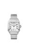 ساعت کارتیر سانتوس فلزی مردانه نقره ای صفحه سفید   Cartier Santos metal