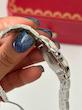 ساعت کارتیر پنتر زنانه نقره ای صفحه سفید Cartier panthere