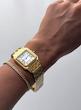 ساعت کارتیر پنتر زنانه طلایی صفحه سفید Cartier panthere