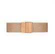 ساعت دنیل ولینگتون حصیری زنانه رزگلد صفحه مشکی   Daniel Wellington Rosegold