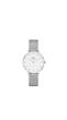 ساعت دنیل ولینگتون حصیری زنانه نقره ای صفحه سفید   Daniel Wellington Silver