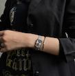 ساعت دنیل ولینگتون حصیری زنانه نقره ای صفحه مستطیل سیلور  Daniel Wellington Silver