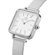ساعت دنیل ولینگتون مربعی زنانه سیلور صفحه سفید  Daniel Wellington Silver