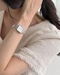 ساعت دنیل ولینگتون مربعی زنانه سیلور صفحه سفید  Daniel Wellington Silver
