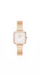 ساعت دنیل ولینگتون مربعی زنانه رزگلد صفحه سفید  Daniel Wellington Rosegold