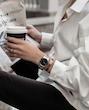 ساعت دنیل ولینگتون یونیتون زنانه نقره ای صفحه مشکی  Daniel Wellington Silver