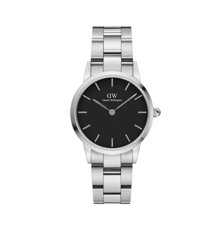 ساعت دنیل ولینگتون یونیتون زنانه نقره ای صفحه مشکی  Daniel Wellington Silver