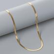 گردنبند ماری زنانه طلایی ‏  Women's Herringbone Necklace
