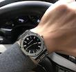 ساعت اودمار پیگه AP مردانه نقره ای صفحه مشکی  ‏ ‏Audemars Piguet Royal Oak 