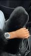 ساعت اودمار پیگه AP زنانه نقره ای صفحه مشکی  ‏ ‏Audemars Piguet Royal Oak 