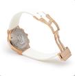 ساعت هابلوت دورنگین زنانه رزگلد بند سفید Hublot Diamonds Rosegold