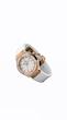 ساعت هابلوت دورنگین زنانه رزگلد بند سفید Hublot Diamonds Rosegold