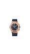 ساعت هابلوت سه موتوره مردانه رزگلد سرمه ای(کرنوگراف) Hublot Diamonds Rosegold