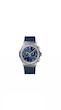 ساعت هابلوت سه موتوره مردانه نقره ای سرمه ای (کرنوگراف) Hublot Diamonds Silver