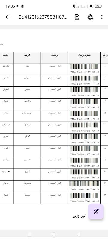 کد مرسوله های 26 اردیبهشت (توضیحات مطالعه شود)