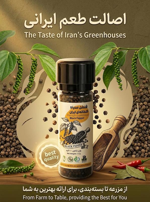 فلفل سیاه ارگانیک( تولید داخل)