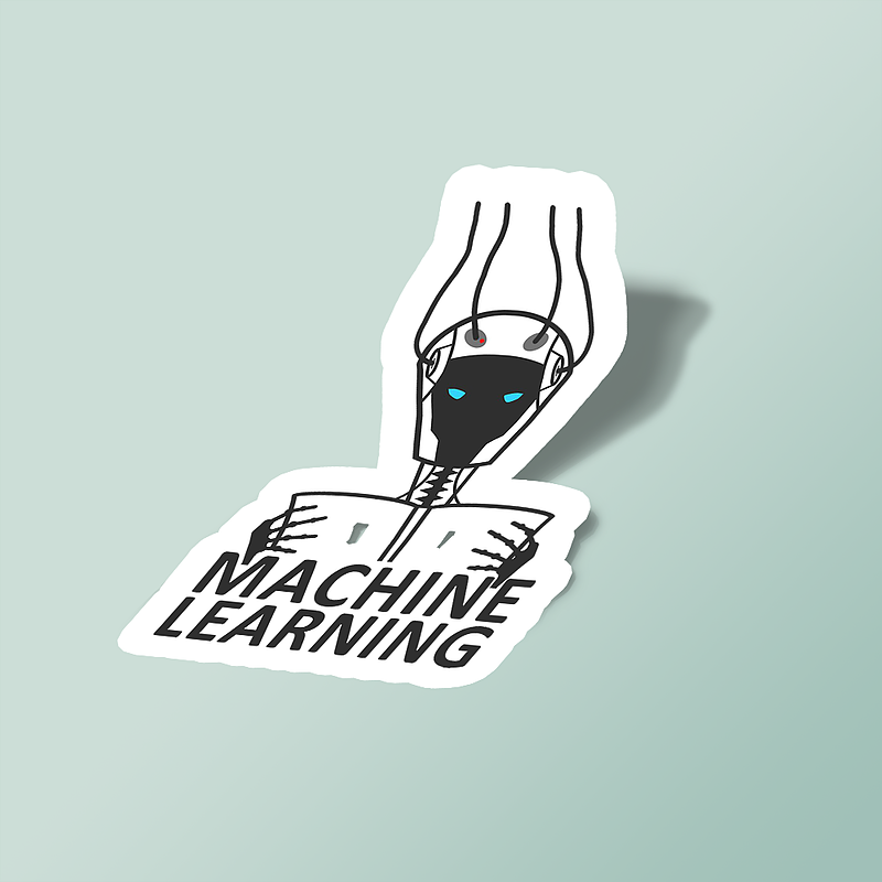 استیکر machine learning robot