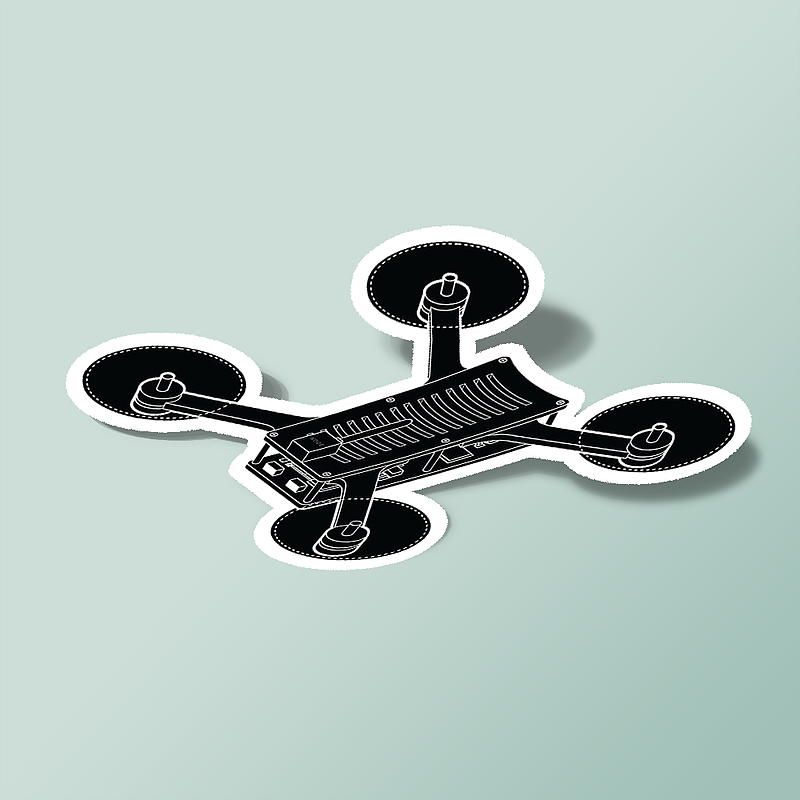 استیکر NODE - Drone Racing Sticker