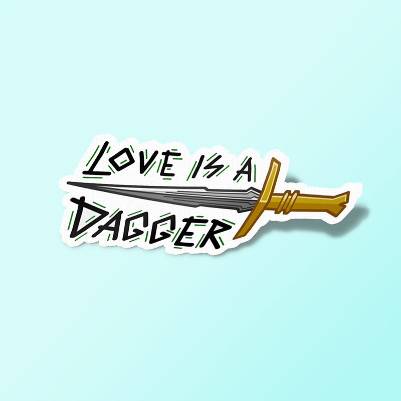 استیکر Loki Love is a Dagger