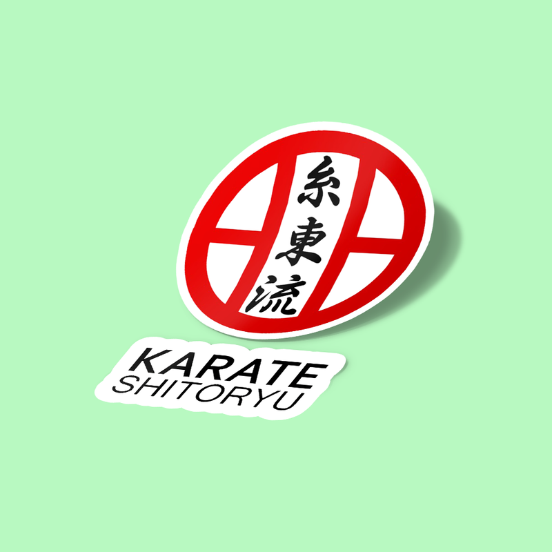 استیکر Shitoryu Karate Symbol and Kanji