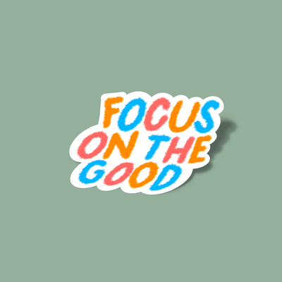 استیکر Focus on the good_