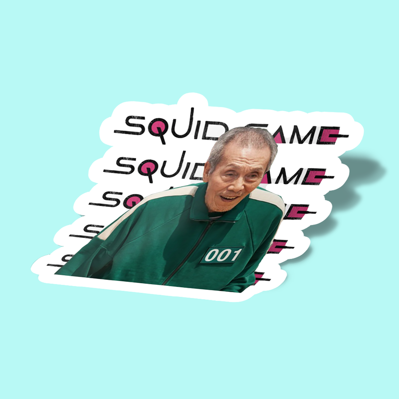 استیکر 001 Squid Game, Squid Game Sticker