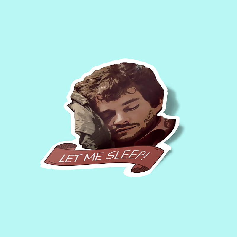 استیکر Will Graham - Let me sleep - Hannibal fandom Sticker