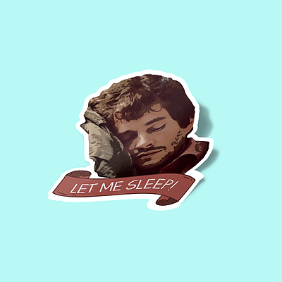 استیکر Will Graham - Let me sleep - Hannibal fandom Sticker