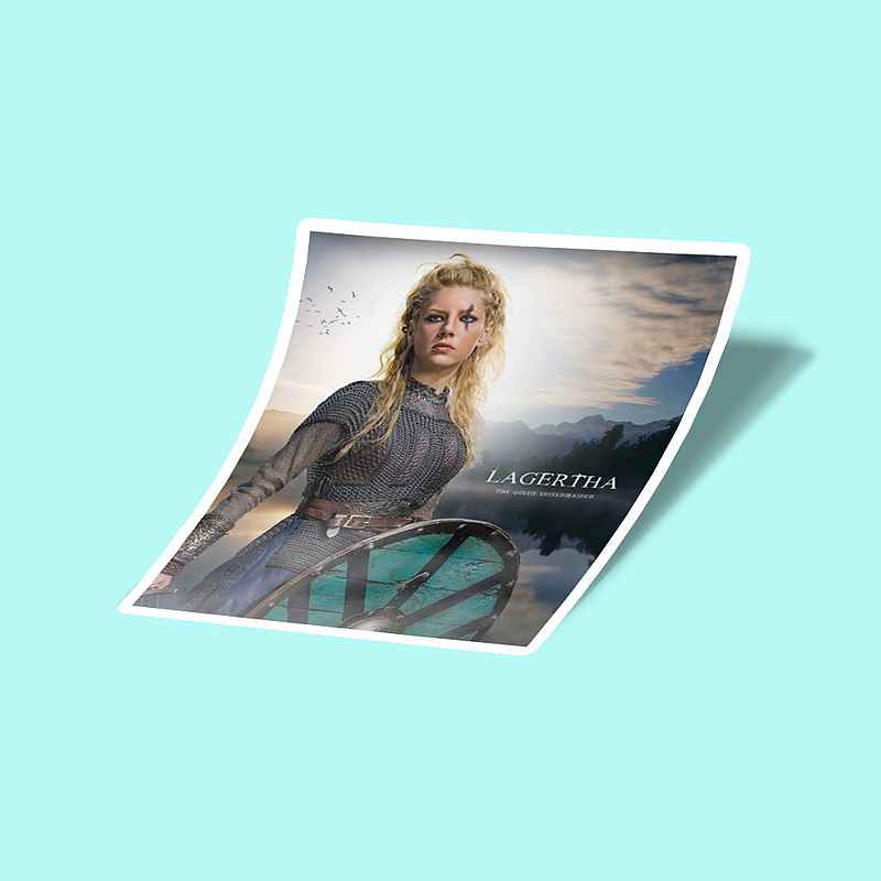 استیکر Lagertha Vikings Sticker