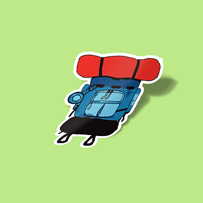 استیکر Backpacker Sticker