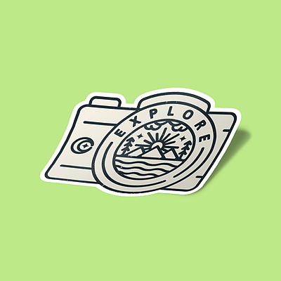 استیکر Explore - Ver 2 Sticker