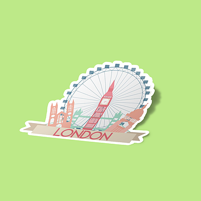 استیکر London Sticker